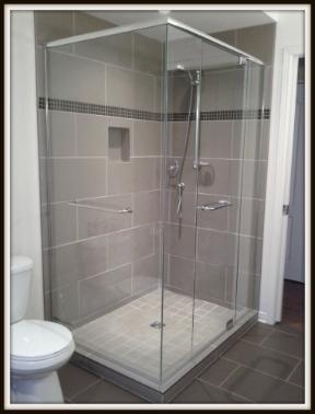 Douche 90 degrés